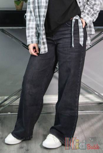 Купить Джинсы палаццо темные с лентой A-yugi Jeans Аю25-29Чорн(9508) на КидБутик Джинсы палаццо темные с лентой A-yugi Jeans Аю25-29Чорн(9508)