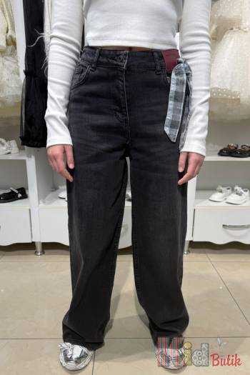 Купить Джинсы палаццо темные с лентой A-yugi Jeans Аю25-29Чорн(9508) на КидБутик Джинсы палаццо темные с лентой A-yugi Jeans Аю25-29Чорн(9508)