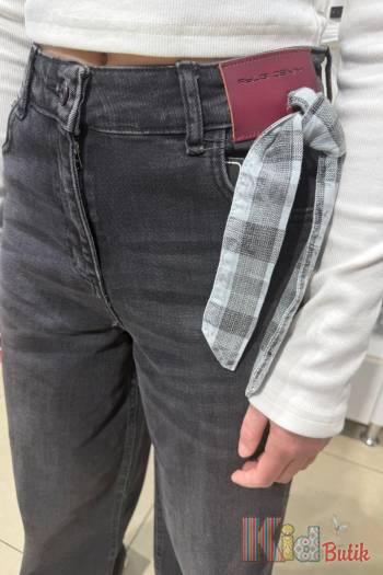 Купить Джинсы палаццо темные с лентой A-yugi Jeans Аю25-29Чорн(9508) на КидБутик Джинсы палаццо темные с лентой A-yugi Jeans Аю25-29Чорн(9508)