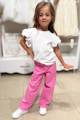 Купить Футболка молочная с ажурными рукавчиками Klins Kids Style В25-2Мол(К-231) на КидБутик Футболка молочная с ажурными рукавчиками Klins Kids Style В25-2Мол(К-231) - фото 2