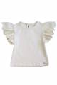 Купить Футболка бежевая с ажурными рукавчиками Klins Kids Style В25-2Беж(К-231) на КидБутик Футболка бежевая с ажурными рукавчиками Klins Kids Style В25-2Беж(К-231) - фото 5