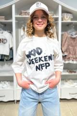 Купить Футболка молочная "WKND" Weekend Wk25-3Мол на КидБутик Футболка молочная "WKND" Weekend Wk25-3Мол