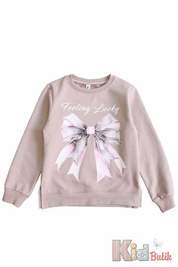 Купити Світшот бежевого кольору для дівчинки Klins Kids Style В25-12Беж(К-234) на КідБутік Світшот бежевого кольору для дівчинки Klins Kids Style В25-12Беж(К-234)