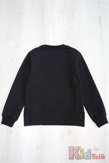 Купить Свитшот черного цвета для девочки Klins Kids Style В25-12Чор(К-234) на КидБутик Свитшот черного цвета для девочки Klins Kids Style В25-12Чор(К-234)