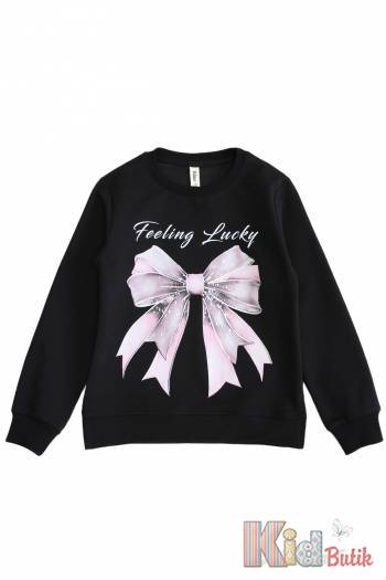 Купить Свитшот черного цвета для девочки Klins Kids Style В25-12Чор(К-234) на КидБутик Свитшот черного цвета для девочки Klins Kids Style В25-12Чор(К-234)