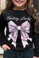 Купить Свитшот черного цвета для девочки Klins Kids Style В25-12Чор(К-234) на КидБутик Свитшот черного цвета для девочки Klins Kids Style В25-12Чор(К-234) - фото 3