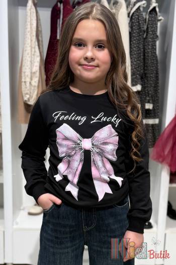Купить Свитшот черного цвета для девочки Klins Kids Style В25-12Чор(К-234) на КидБутик Свитшот черного цвета для девочки Klins Kids Style В25-12Чор(К-234)