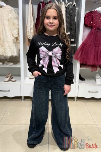 Купить Свитшот черного цвета для девочки Klins Kids Style В25-12Чор(К-234) на КидБутик Свитшот черного цвета для девочки Klins Kids Style В25-12Чор(К-234)