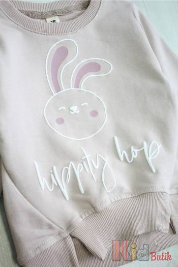 Купить Свитшот "Кролик" для девочки Klins Kids Style В25-14(К-189) на КидБутик Свитшот "Кролик" для девочки Klins Kids Style В25-14(К-189)