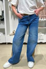 Купить Джинсы палаццо двух цветов для девочки A-yugi Jeans Аю25-30(9569) на КидБутик Джинсы палаццо двух цветов для девочки A-yugi Jeans Аю25-30(9569)