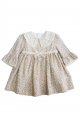 Купить Платье в мелкие цветочки с бантиком для девочки MYMIO baby Му25-4371somon на КидБутик Платье в мелкие цветочки с бантиком для девочки MYMIO baby Му25-4371somon - фото 3