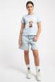 Купить Шорты джинсовые голубого цвета для девочки Escabel Kids Р25-37(0114G-21-000) на КидБутик Шорты джинсовые голубого цвета для девочки Escabel Kids Р25-37(0114G-21-000)