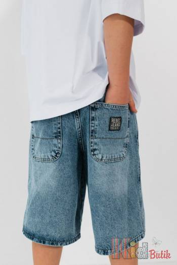 Купить Шорты джинсовые голубого цвета для мальчика Rebel Jeans & Si Сю25-17Блак(SO038-Y5F08) на КидБутик Шорты джинсовые голубого цвета для мальчика Rebel Jeans & Si Сю25-17Блак(SO038-Y5F08)