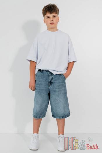 Купить Шорты джинсовые голубого цвета для мальчика Rebel Jeans & Si Сю25-17Блак(SO038-Y5F08) на КидБутик Шорты джинсовые голубого цвета для мальчика Rebel Jeans & Si Сю25-17Блак(SO038-Y5F08)