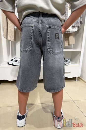 Купить Шорты джинсовые серого цвета для мальчика Rebel Jeans & Si Сю25-17Сір(SO038-Y5F08) на КидБутик Шорты джинсовые серого цвета для мальчика Rebel Jeans & Si Сю25-17Сір(SO038-Y5F08)