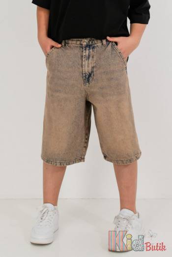 Купить Шорты джинсовые песочного цвета для мальчика Rebel Jeans & Si Сю25-17Піс(SO038-Y5F08) на КидБутик Шорты джинсовые песочного цвета для мальчика Rebel Jeans & Si Сю25-17Піс(SO038-Y5F08)