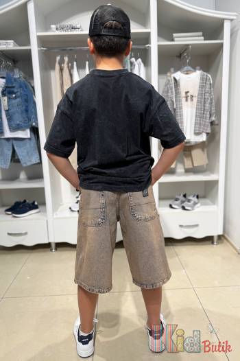 Купить Шорты джинсовые песочного цвета для мальчика Rebel Jeans & Si Сю25-17Піс(SO038-Y5F08) на КидБутик Шорты джинсовые песочного цвета для мальчика Rebel Jeans & Si Сю25-17Піс(SO038-Y5F08)