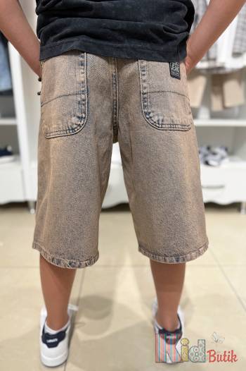 Купить Шорты джинсовые песочного цвета для мальчика Rebel Jeans & Si Сю25-17Піс(SO038-Y5F08) на КидБутик Шорты джинсовые песочного цвета для мальчика Rebel Jeans & Si Сю25-17Піс(SO038-Y5F08)