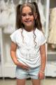 Купить Футболка белая "Бабочка" Escabel Kids Ес25-41Бл(36001) на КидБутик Футболка белая "Бабочка" Escabel Kids Ес25-41Бл(36001)