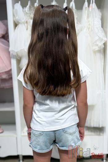Купить Футболка белая "Бабочка" Escabel Kids Ес25-41Бл(36001) на КидБутик Футболка белая "Бабочка" Escabel Kids Ес25-41Бл(36001)