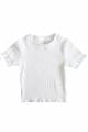 Купити Футболка біла в рубчики Escabel Kids Ес25-46Бл(36021) на КідБутік Футболка біла в рубчики Escabel Kids Ес25-46Бл(36021) - фото 3