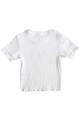 Купити Футболка біла в рубчики Escabel Kids Ес25-46Бл(36021) на КідБутік Футболка біла в рубчики Escabel Kids Ес25-46Бл(36021) - фото 2