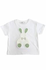Купить Футболка молочного цвета для девочки Escabel Kids Ес25-37Бл(35908) на КидБутик Футболка молочного цвета для девочки Escabel Kids Ес25-37Бл(35908)