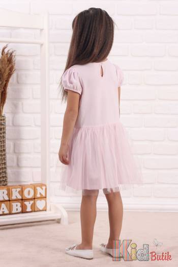 Купить Платье розовое Little Princess для девочки Serkon Се25-7(0808)Рз на КидБутик Платье розовое Little Princess для девочки Serkon Се25-7(0808)Рз