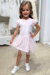 Купить Платье розовое Little Princess для девочки Serkon Се25-7(0808)Рз на КидБутик Платье розовое Little Princess для девочки Serkon Се25-7(0808)Рз