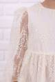 Купить Платье цвета беж в кружевные букетики с оборкой Serkon Се25-10(0822)Бж на КидБутик Платье цвета беж в кружевные букетики с оборкой Serkon Се25-10(0822)Бж - фото 8