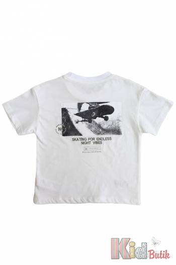 Купить Футболка белая "Endless Skate" для мальчика Jack Lions Ес25-31Бл(1807) на КидБутик Футболка белая "Endless Skate" для мальчика Jack Lions Ес25-31Бл(1807)
