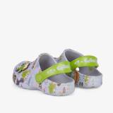 Купить Клоги серо-салатовые с лягушками Coqui 25-8701-630-4615Grey/Green на КидБутик Клоги серо-салатовые с лягушками Coqui 25-8701-630-4615Grey/Green