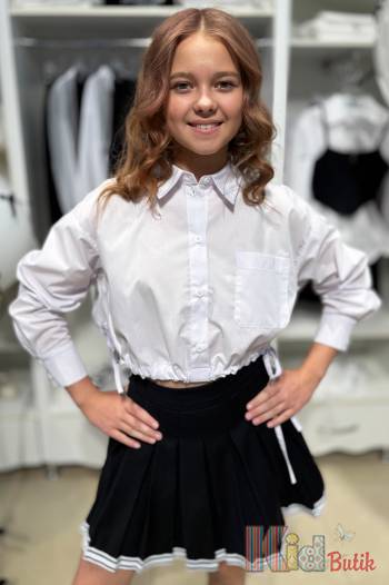 Купить Рубашка белая для девочки Suzie Сю25-27(S1033-Y5F13) на КидБутик Рубашка белая для девочки Suzie Сю25-27(S1033-Y5F13)