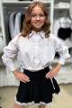 Купить Рубашка белая для девочки Suzie Сю25-27(S1033-Y5F13) на КидБутик Рубашка белая для девочки Suzie Сю25-27(S1033-Y5F13) - фото
