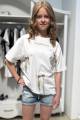 Купити Футболка молочна з бантиками MiniModa ЛЛ25-42Мол(7488) на КідБутік Футболка молочна з бантиками MiniModa ЛЛ25-42Мол(7488)