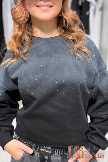 Купить Свитшот омбре для девочки Boys Girls И25-255Чорн(S58(8553) на КидБутик Свитшот омбре для девочки Boys Girls И25-255Чорн(S58(8553)