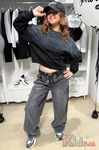 Купить Свитшот омбре для девочки Boys Girls И25-255Чорн(S58(8553) на КидБутик Свитшот омбре для девочки Boys Girls И25-255Чорн(S58(8553)