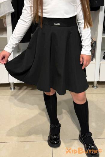 Купить Юбка школьная черная клешная для девочки Capris Ка25-5(420 на КидБутик Юбка школьная черная клешная для девочки Capris Ка25-5(420