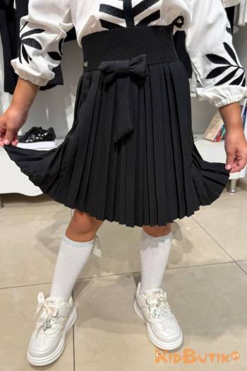 Купить Юбка школьная черная плиссированная для девочки Capris Ка25-4(250) на КидБутик Юбка школьная черная плиссированная для девочки Capris Ка25-4(250)