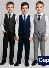 Купить Костюм 2-ка для мальчика в черном цвете Capris Ка25-7 на КидБутик Костюм 2-ка для мальчика в черном цвете Capris Ка25-7