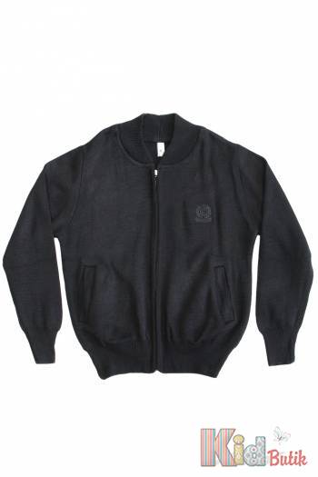 Купить Кофта черная на молнии для мальчика Capris Ка25-6(350) на КидБутик Кофта черная на молнии для мальчика Capris Ка25-6(350)