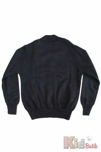 Купить Кофта черная на молнии для мальчика Capris Ка25-6(350) на КидБутик Кофта черная на молнии для мальчика Capris Ка25-6(350)