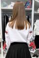 Купити Вишиванка з орнаментом для дівчинки "Марія" Зроблено з турботою Мв25-37Чер(556) на КідБутік Вишиванка з орнаментом для дівчинки "Марія" Зроблено з турботою Мв25-37Чер(556) - фото 2