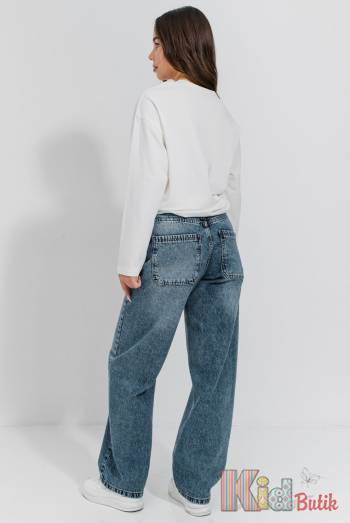 Купить Джинсы паллацо синего цвета для девочки JEN Suzie Сю25-43Сн(LP187-Y5F05) на КидБутик Джинсы паллацо синего цвета для девочки JEN Suzie Сю25-43Сн(LP187-Y5F05)