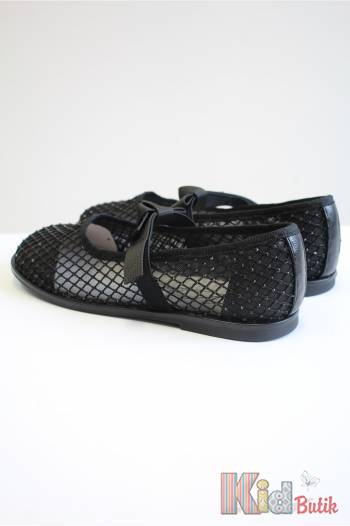 Купить Туфли лодочки черные из сетки Molly Moon KD25-956408/01-02Чор на КидБутик Туфли лодочки черные из сетки Molly Moon KD25-956408/01-02Чор