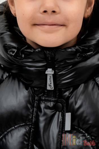 Купить Куртка черная Alisa для девочки Nestta Не25-14Чорн на КидБутик Куртка черная Alisa для девочки Nestta Не25-14Чорн