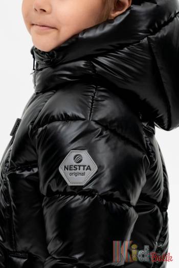 Купить Куртка черная Alisa для девочки Nestta Не25-14Чорн на КидБутик Куртка черная Alisa для девочки Nestta Не25-14Чорн
