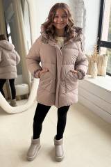 Купить Куртка удлиненная Sofia для девочки Nestta Не25-15Лате на КидБутик Куртка удлиненная Sofia для девочки Nestta Не25-15Лате