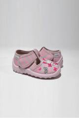 Тапочки светло-розовые с кроликом "Даша" Waldi 25-360-489
