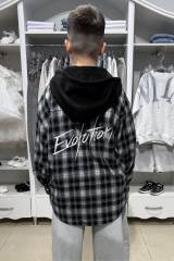 Купить Рубашка клетчатая черная с капюшоном Bolina Baby И25-183Чор/чор (95MF13-95847) на КидБутик Рубашка клетчатая черная с капюшоном Bolina Baby И25-183Чор/чор (95MF13-95847)